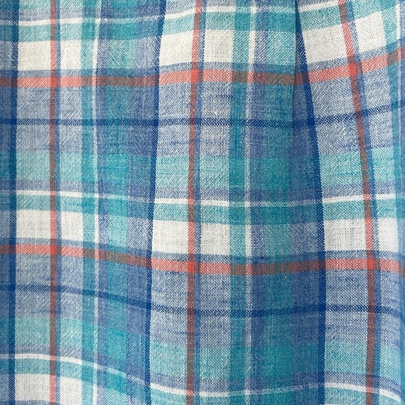 J. Crew Casual Short Sleeve Button Down Homespun Cotton Shirt Plaid Large - Picture 11 of 15